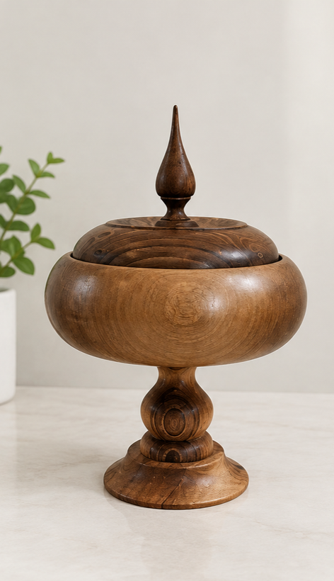 شکلات خوری چوبی درب دار